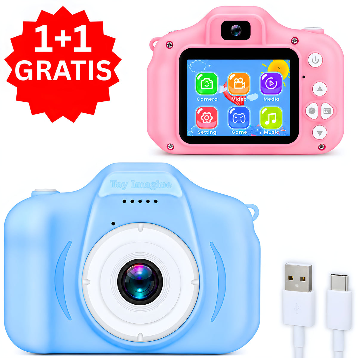 Dečija HD Kamera sa Igricama 1+1 GRATIS