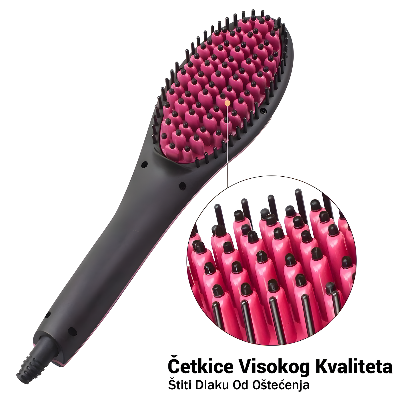 Električna Četka Za Ravnu Kosu