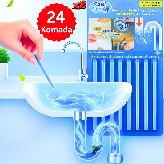 1+1 GRATIS - Otpušite Cevi i Odvod I 24 STIKOVA