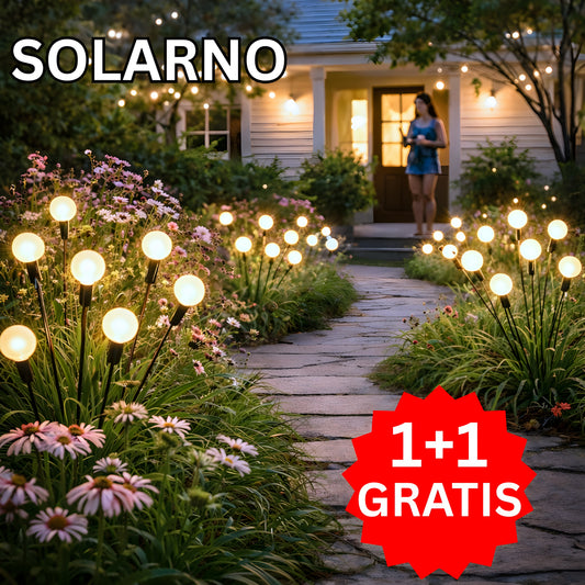 Solarne 10LED Lampe za Baštu -  1+1 GRATIS