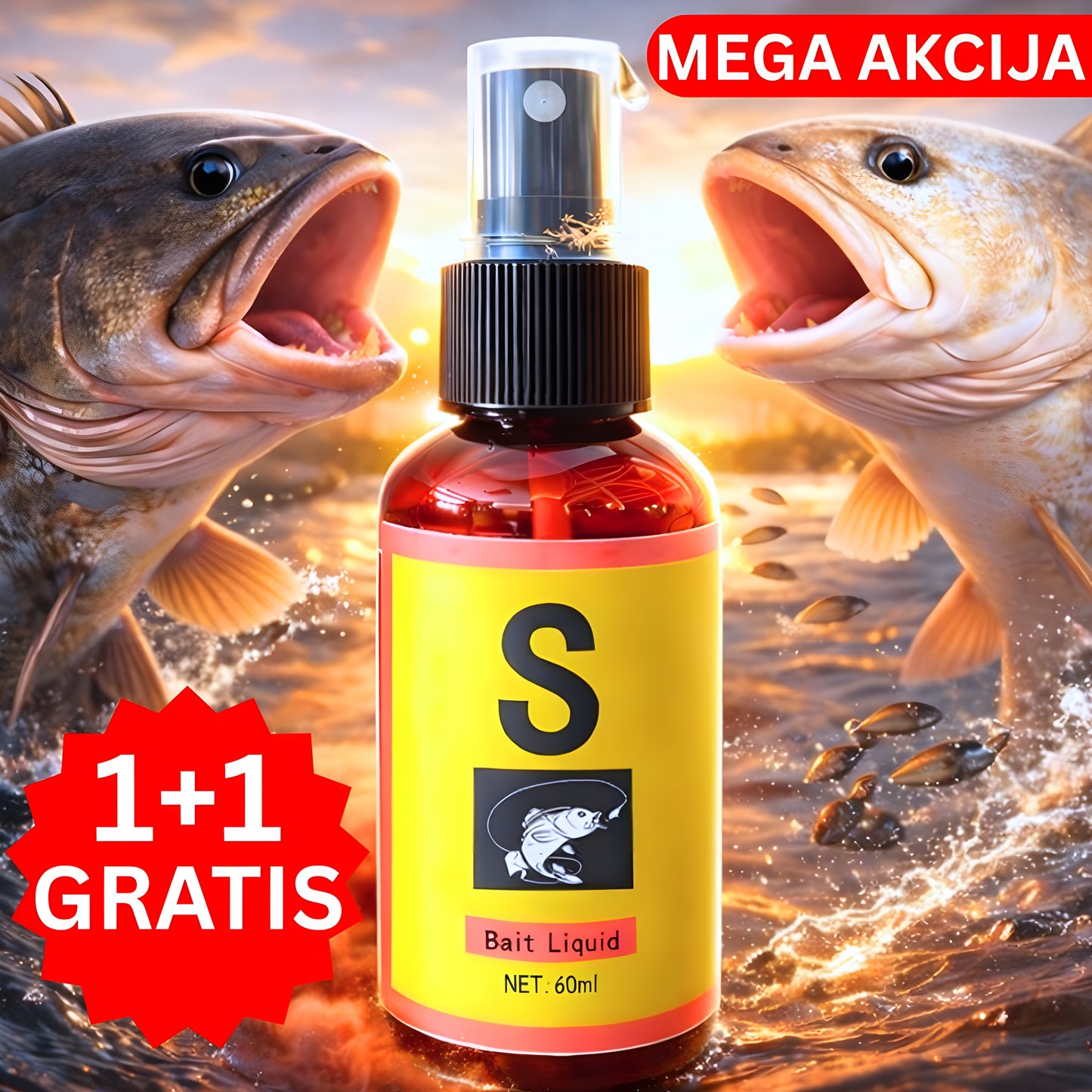 Atraktor za Mamljenje Ribe 1+1 Gratis