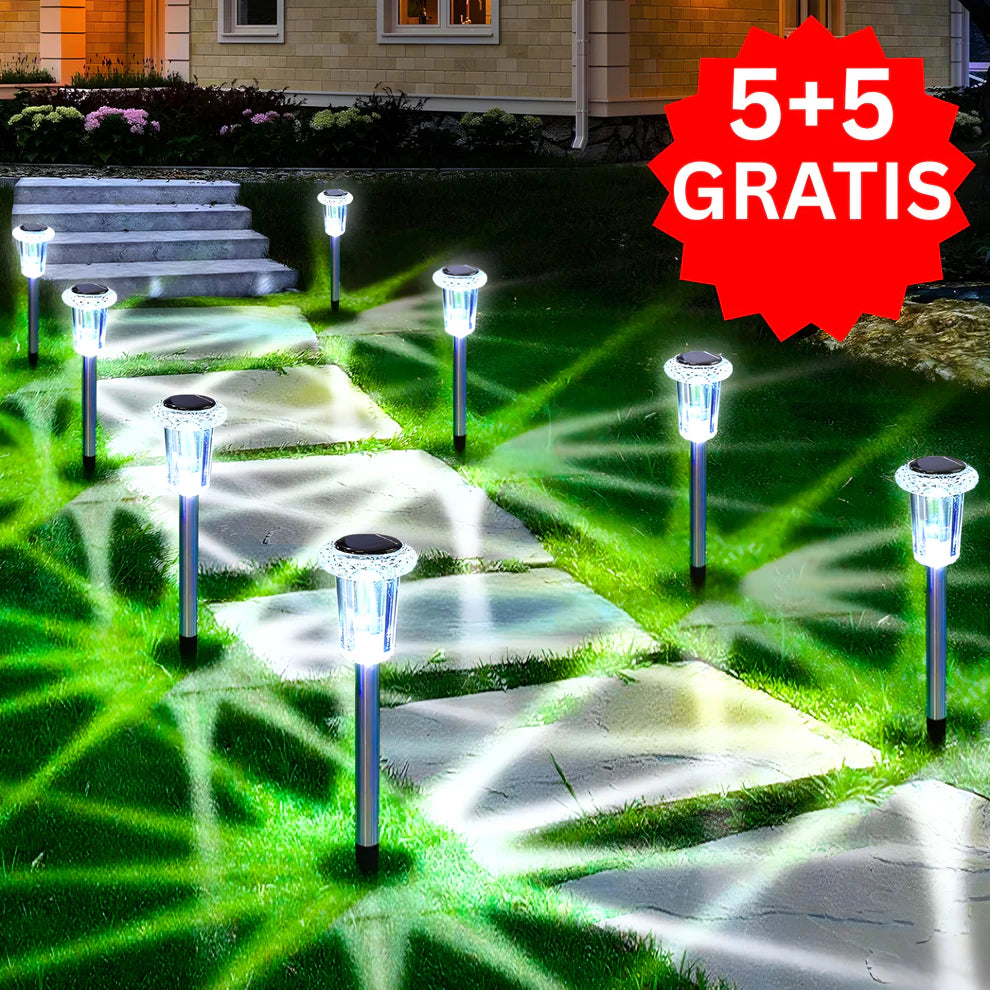 DiamondLux - Set Solarnih Lampi 5+5 GRATIS